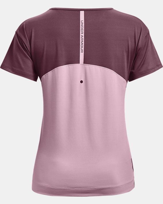 Women's UA RUSH™ Energy Colorblock Short Sleeve, Pink, pdpMainDesktop image number 5